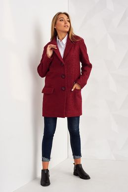 Женское пальто Stimma Ларди 2377 размер M Вишневое