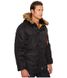 Куртка зимняя утепленная Alpha Industries Slim Fit N-3B Black/Orange XS - оригинал