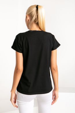 Женская футболка Stimma Нігелла 5427 размер S Черный