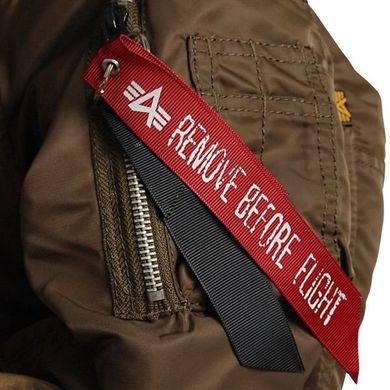 Утепленная мужская куртка Alpha Industries Slim Fit N-3B Brown/Red 4XL - американский бренд