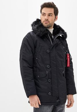 Оригинальная зимняя куртка Аляска Airboss Winter Parka Black XXS