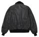 Теплая укороченная мужская куртка Alpha Industries G-1 Leather Black S