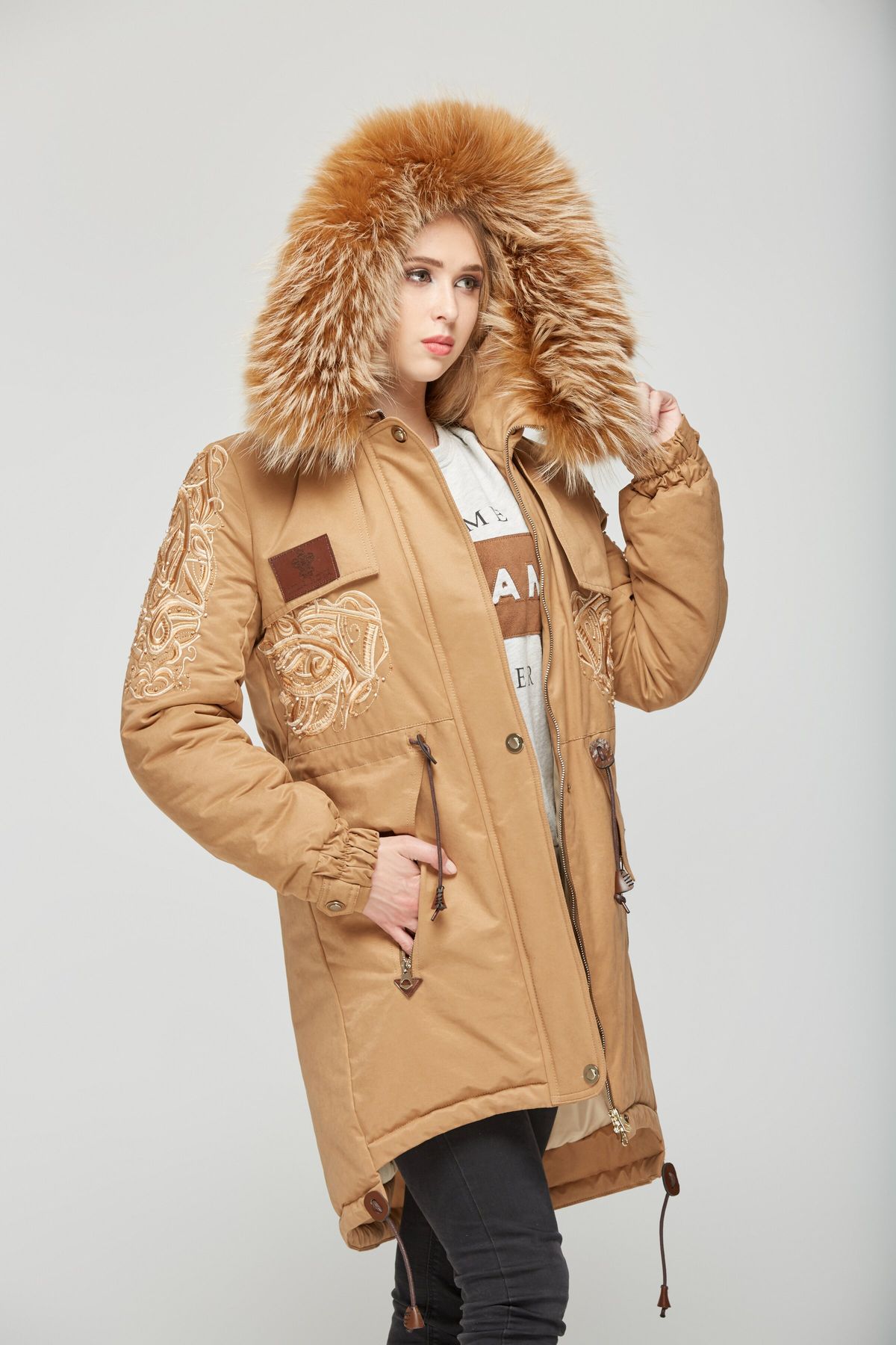 Mila Nova куртка с мехом