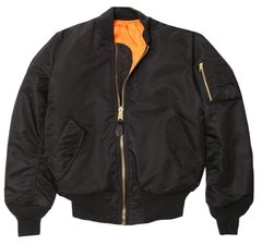 Оригинальная летная куртка Alpha Industries Alpha MA-1 Black S
