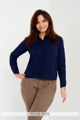 Женская блуза Stimma Анжелика 2701 размер 4XL Синий