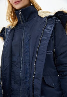 Утепленная женская куртка на зиму Airboss N-7B Eileen Blue XXS - оригинал