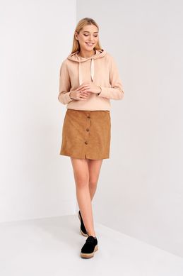 Женская юбка Stimma Шерри 3026 M Кемел Замша 2916-1 размер M Коричневый