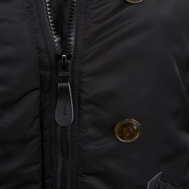 Удлиненная женская куртка Alpha Industries Elyse Black M - оригинал
