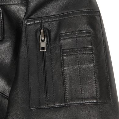 Теплая оригинальная мужская куртка Alpha Industries CWU 45p Leather Black S