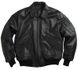 Теплая оригинальная мужская куртка Alpha Industries CWU 45p Leather Black S