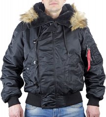 Утепленная зимняя оригинальная куртка Chameleon n-2b Black M