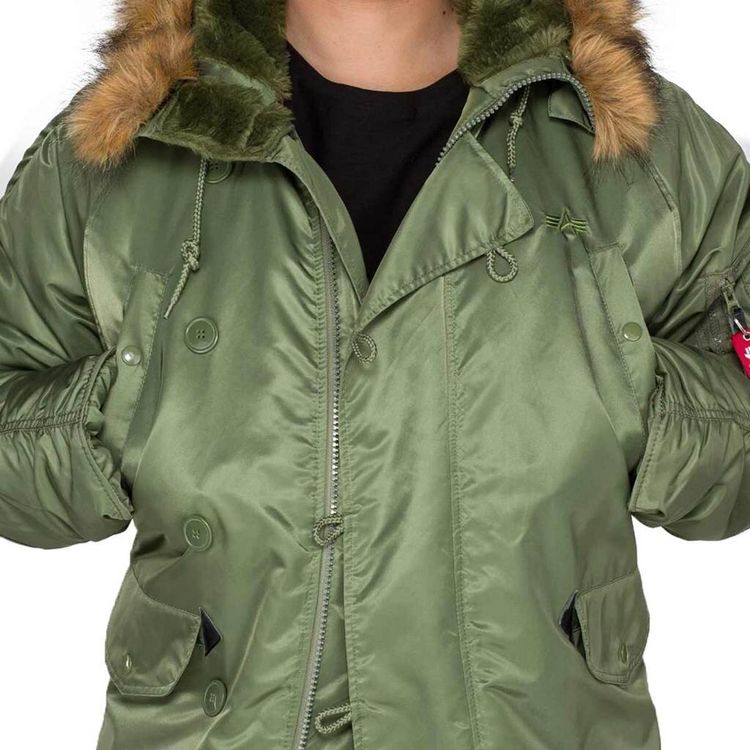 Куртка Alpha Industries Alpha N-3B Parka Sage Green: цена - 7 392 грн