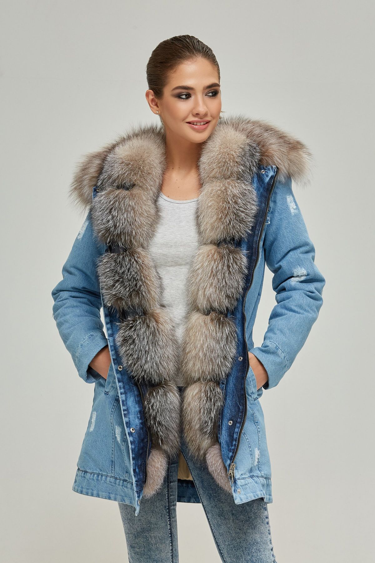 Mila Nova куртка с меховым