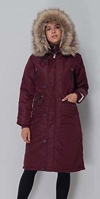 Удлиненная и утепленная куртка для женщин Airboss N-7B Eileen Burgundy XXS