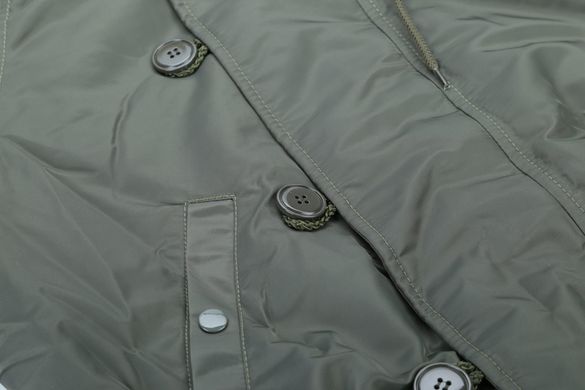 Мужская зимняя укороченная куртка Chameleon n-2b Olive S