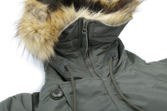 Мужская зимняя укороченная куртка Chameleon n-2b Olive S