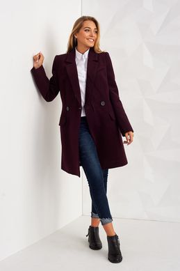 Женское пальто Stimma Еквадор 2481 размер L Сливовое
