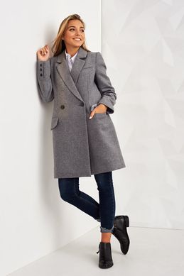 Женское пальто Stimma Еквадор 2482 M Серый 2481-2-1 размер M Серое