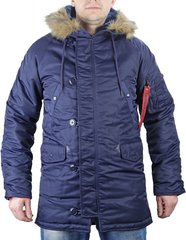 Теплая зимняя куртка Аляска Chameleon N3B Slim Fit Navy M